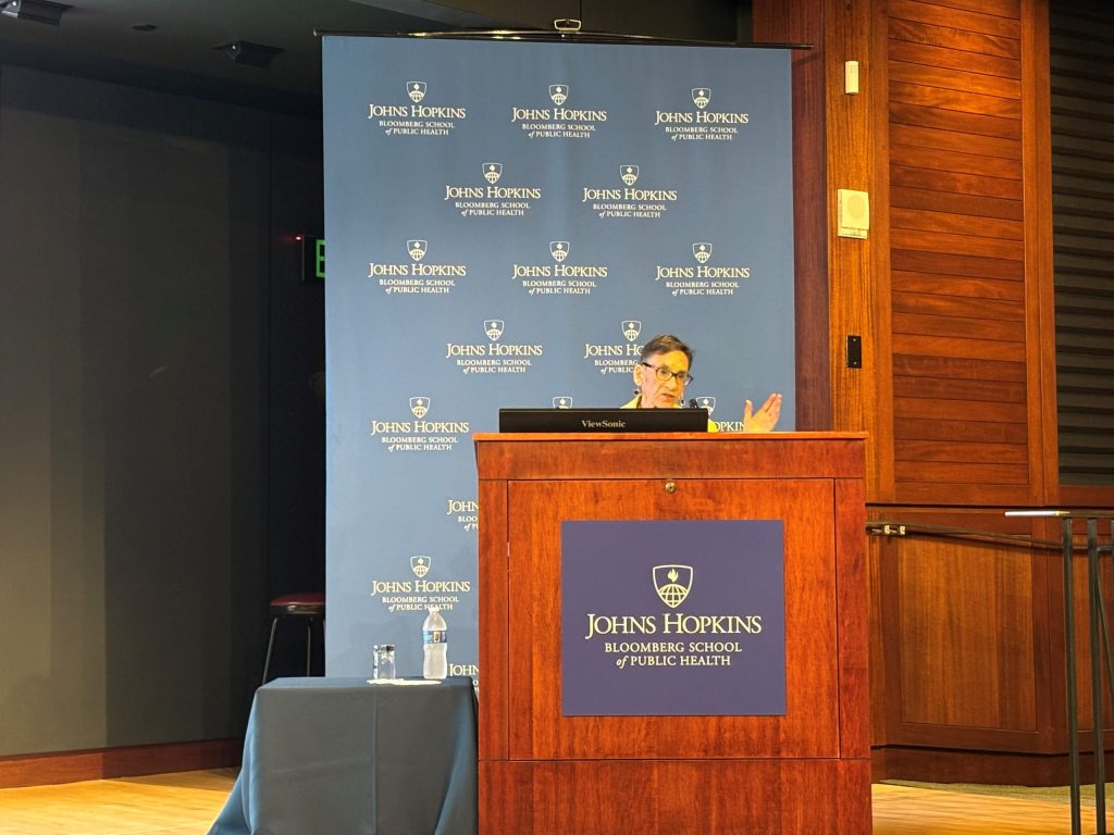 Dr. Barbara Resnick gives the keynote presentation