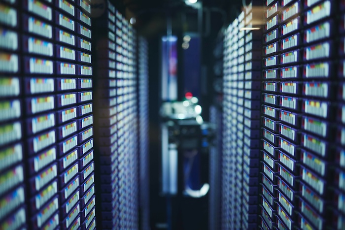 Taking you down to electric avenue. Shot of electronic equipment in a server room
